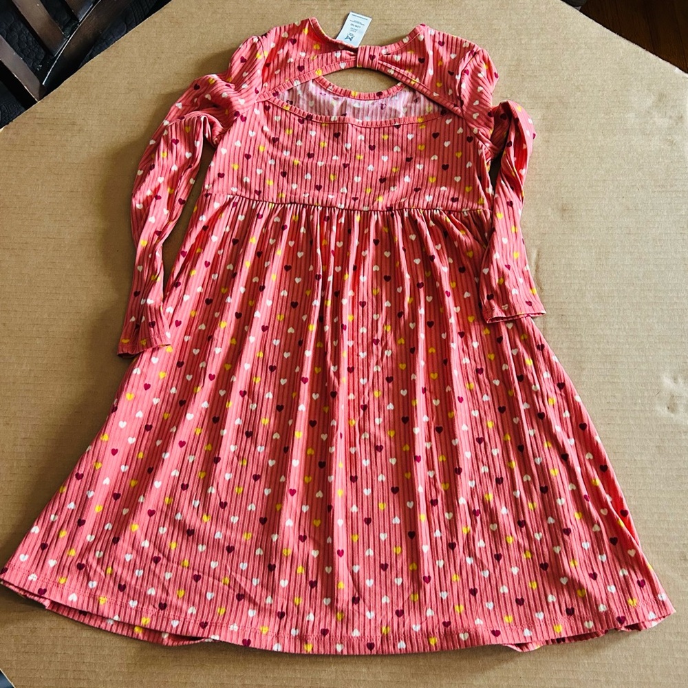 Pink and Yellow Polka Dot Dress